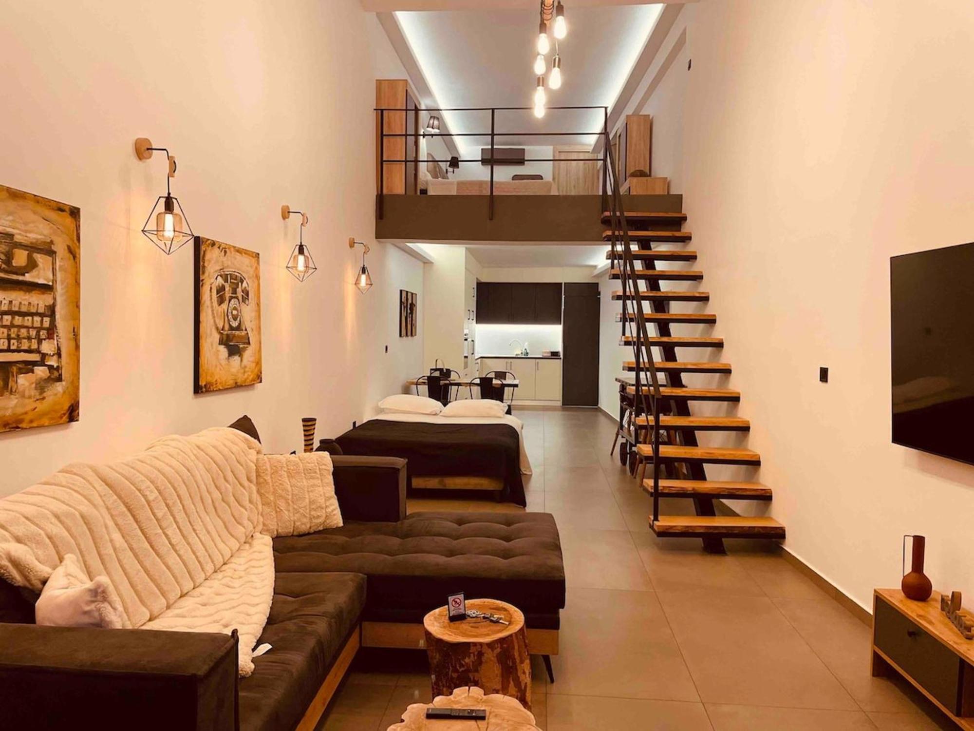 Апартаменты Loft Athens -Nomad Friendly # Superhost Hub# Экстерьер фото
